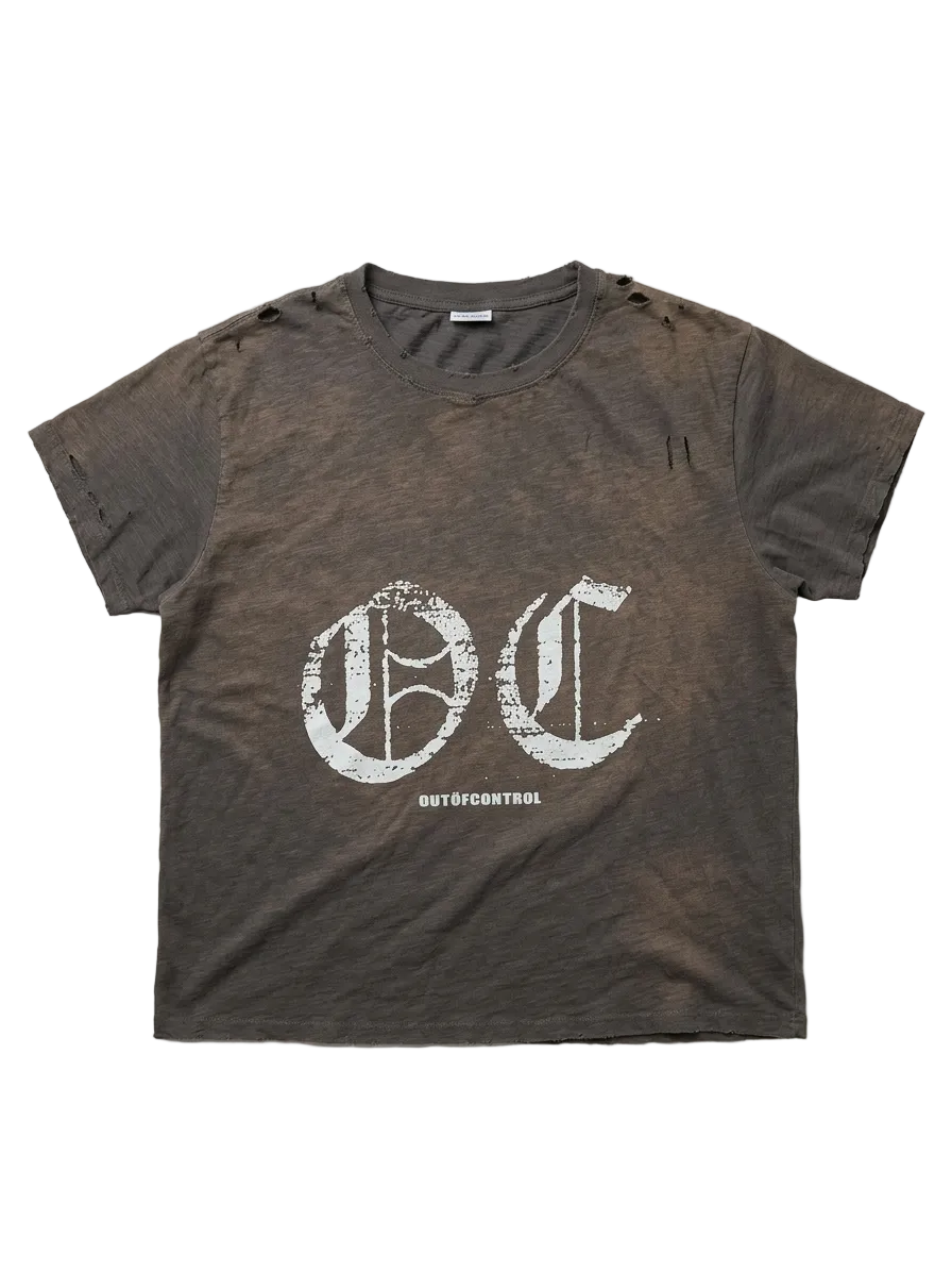 OC Distressed Vintage Rose Tee